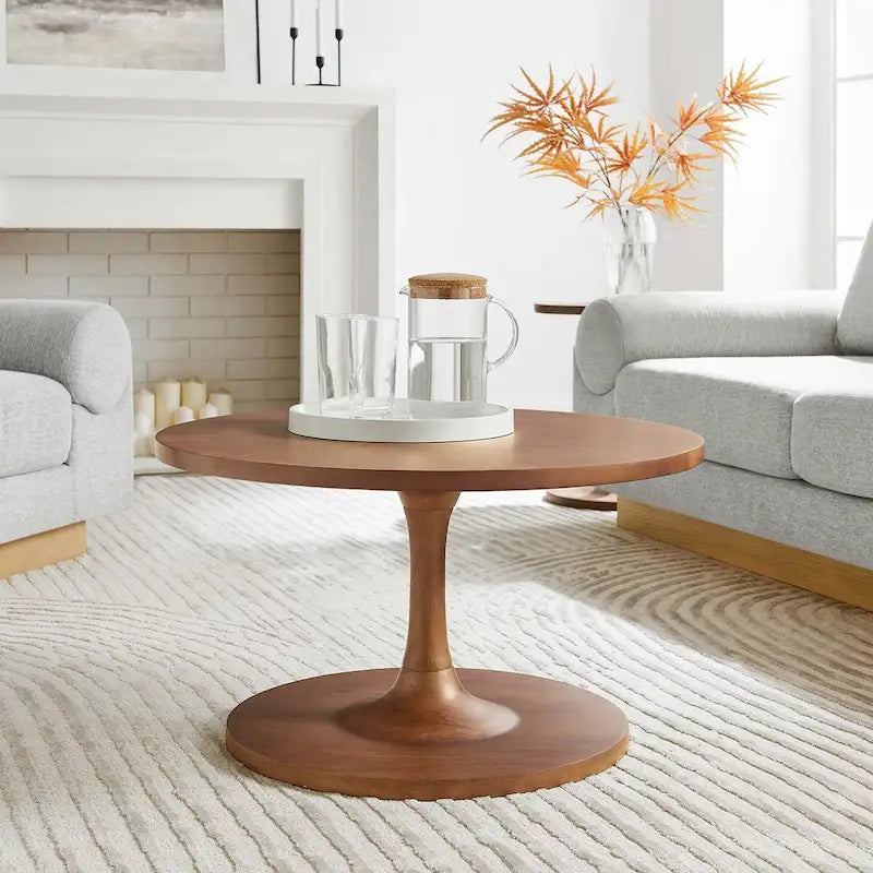 Table basse ronde en bois Lina 30