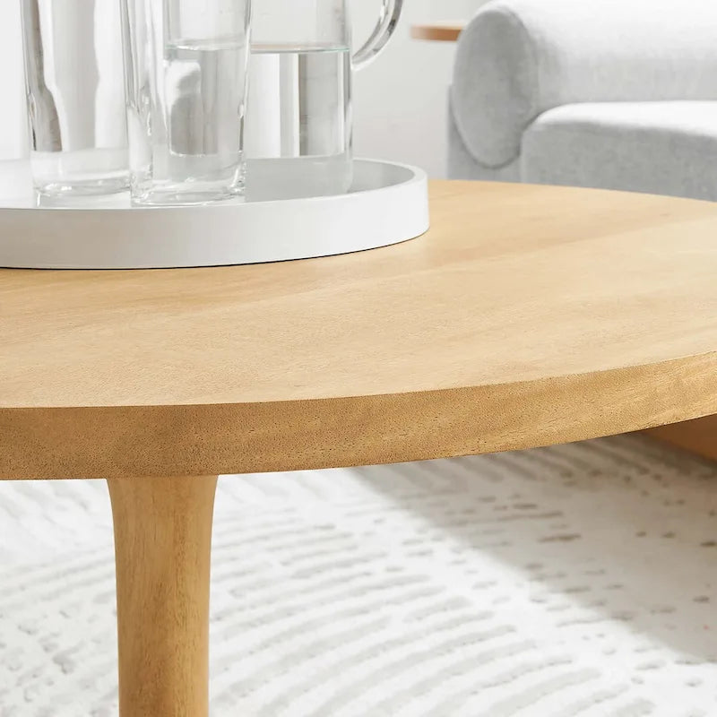 Table basse ronde en bois Lina 30