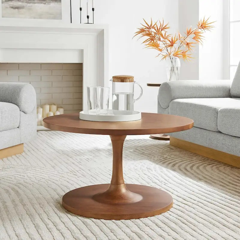 Table basse ronde en bois Lina 30