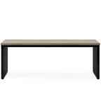 Table de cuisine et de salle à manger de 199,9 cm avec pieds en métal