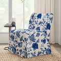 Chaise sans accoudoirs rembourrée Falk style rustique avec housse et pieds en bois massif par HULALA HOME