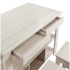 Ensemble îlot de cuisine et tabourets 3 pièces Meadowbrook