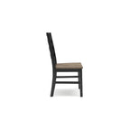 Chaise de salle à manger Signature Design by Ashley Wildenauer marron/noir – 48,26 L x 59,05 P x 99,06 H cm