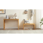 Ensemble table et 2 bancs de salle à manger