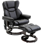 Fauteuil inclinable de massage avec repose-pieds ottoman