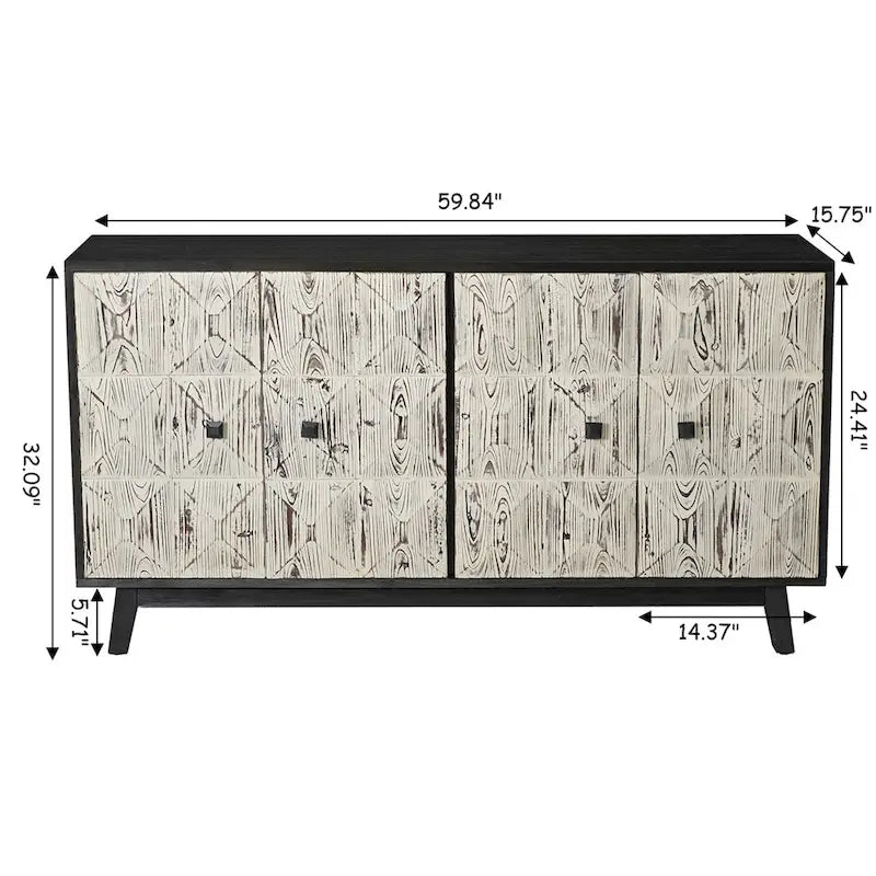 59,844 Buffets vintage avec portes, Buffets de rangement autoportants