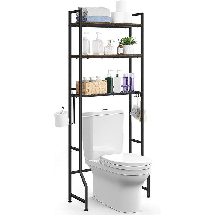 Étagère à 3 niveaux pour toilettes